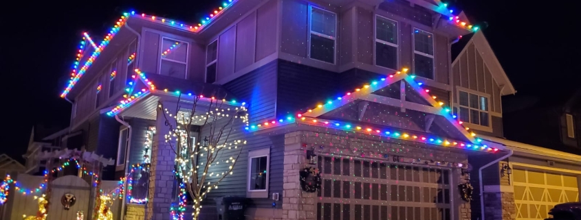 Residential Holiday Lighting In Calgary AB